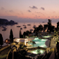 Evening Exterior View from The Hotel Monte Mulini