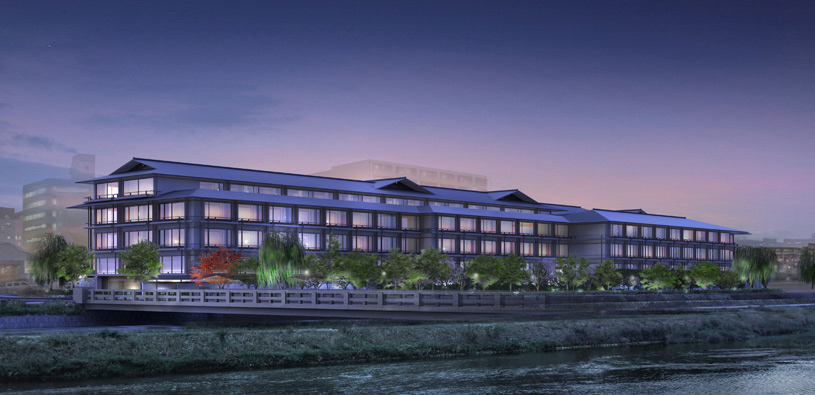 Exterior of The Ritz Carlton Kyoto
