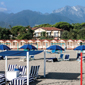 Beach at Hotel Byron, Forte dei Marni, Italy