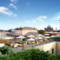 Rooftop Terrace at Rocco Forte Hotel de Rome, Berlin, Germany