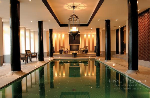 Private indoor pool in a Fuchun Villa, archived publisher photograph